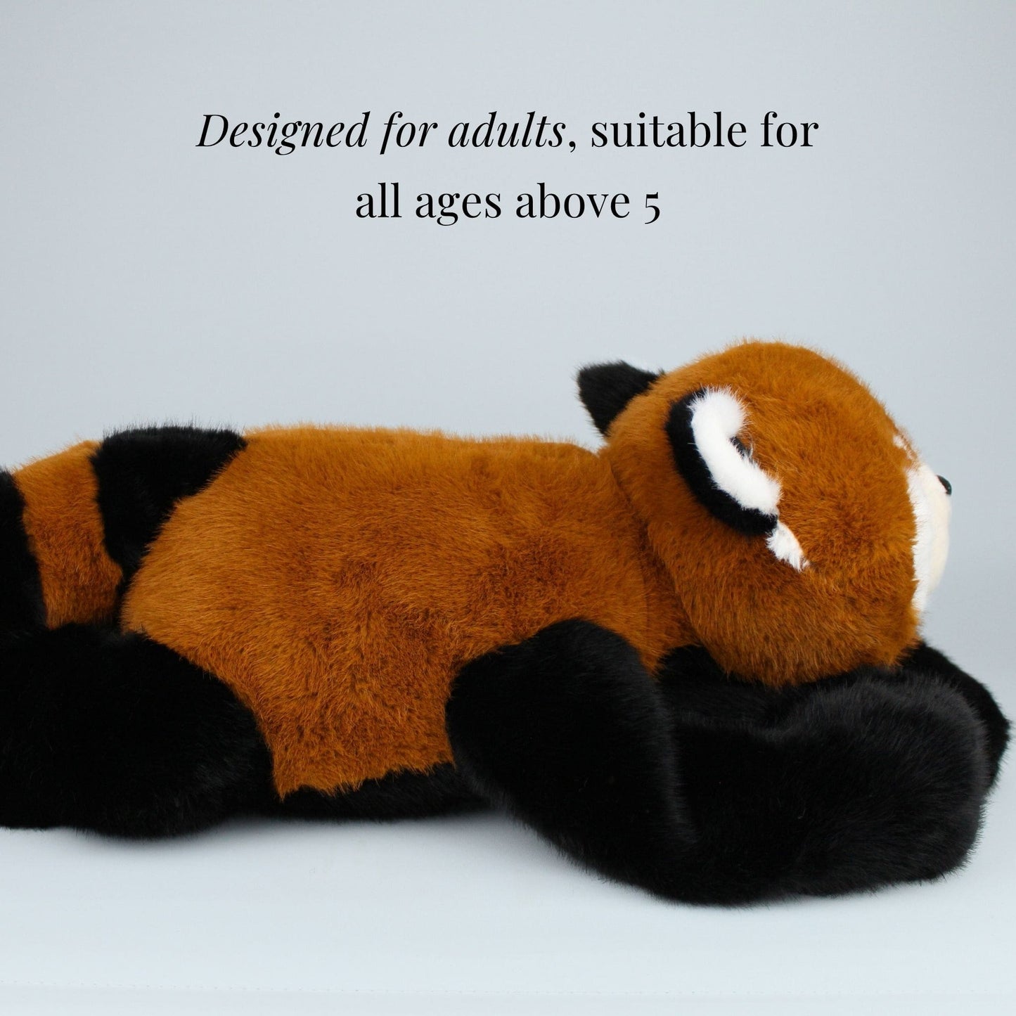 Sarılan Peluş Turuncu Siyah Panda