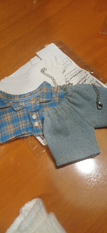 Labubu Denim Günlük Stil Kostümü Lubibox™