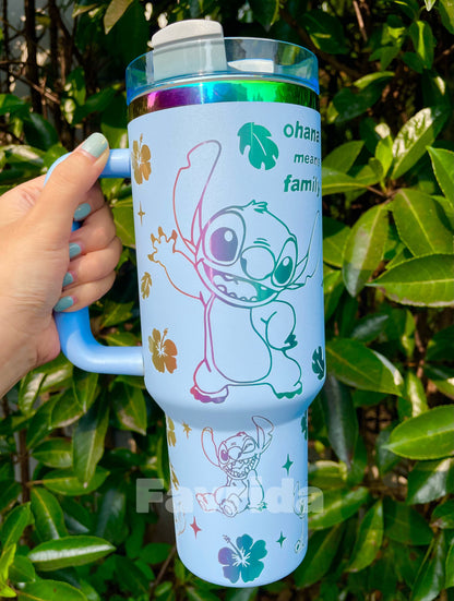 Stitch Holographic In-Car Insulated Cup 40 OZ