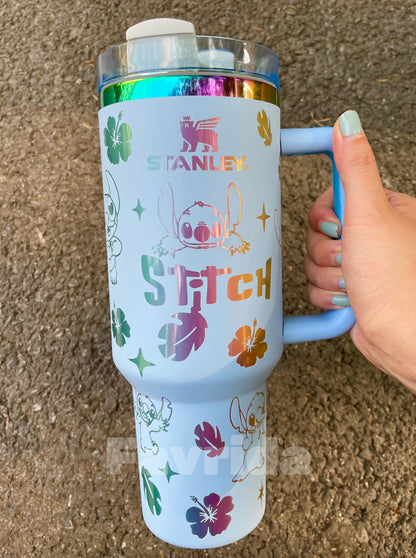 Stitch Holographic In-Car Insulated Cup 40 OZ